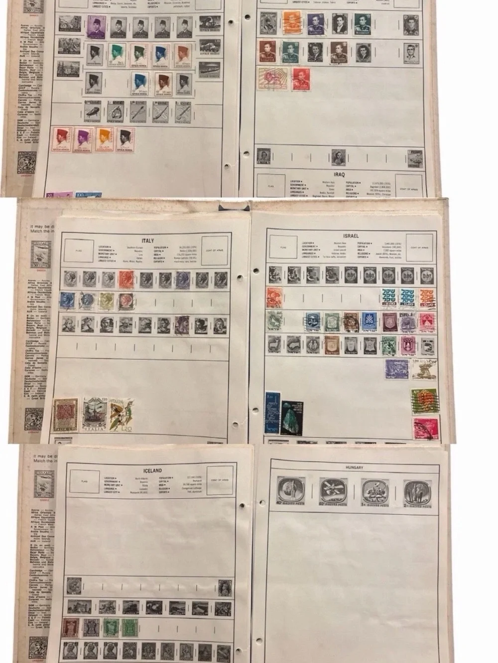 🔥 Vintage Safari World-Wide Stamp Album 1000+ Stamps Canada Germany France 1980🔥 - Picture 13 of 16